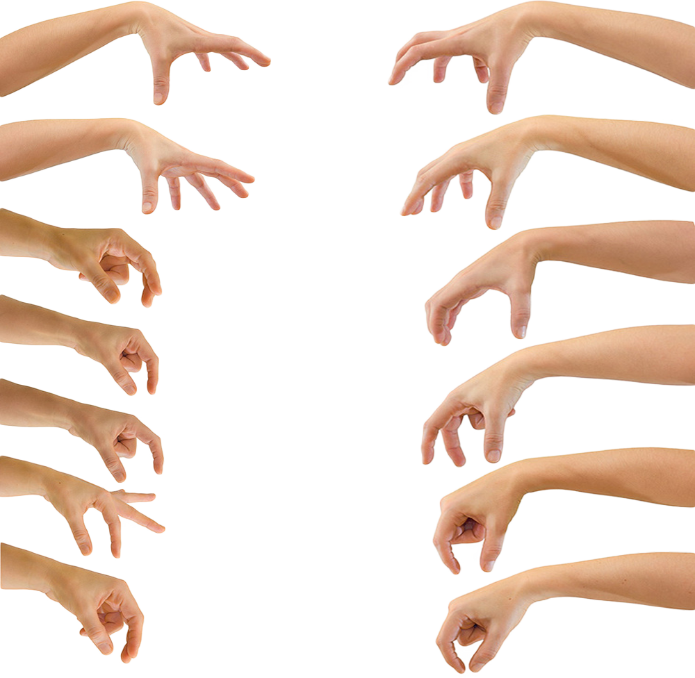 Рука На Прозрачном Фоне Дляа
