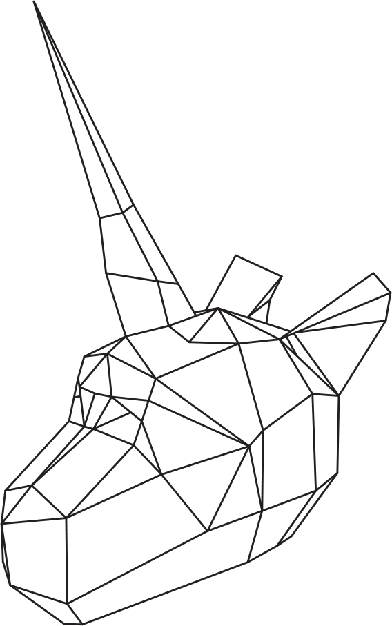 Low Poly Papercraft Mask Template 159775 - Matriarch Papercraft Clipart (568x907), Png Download