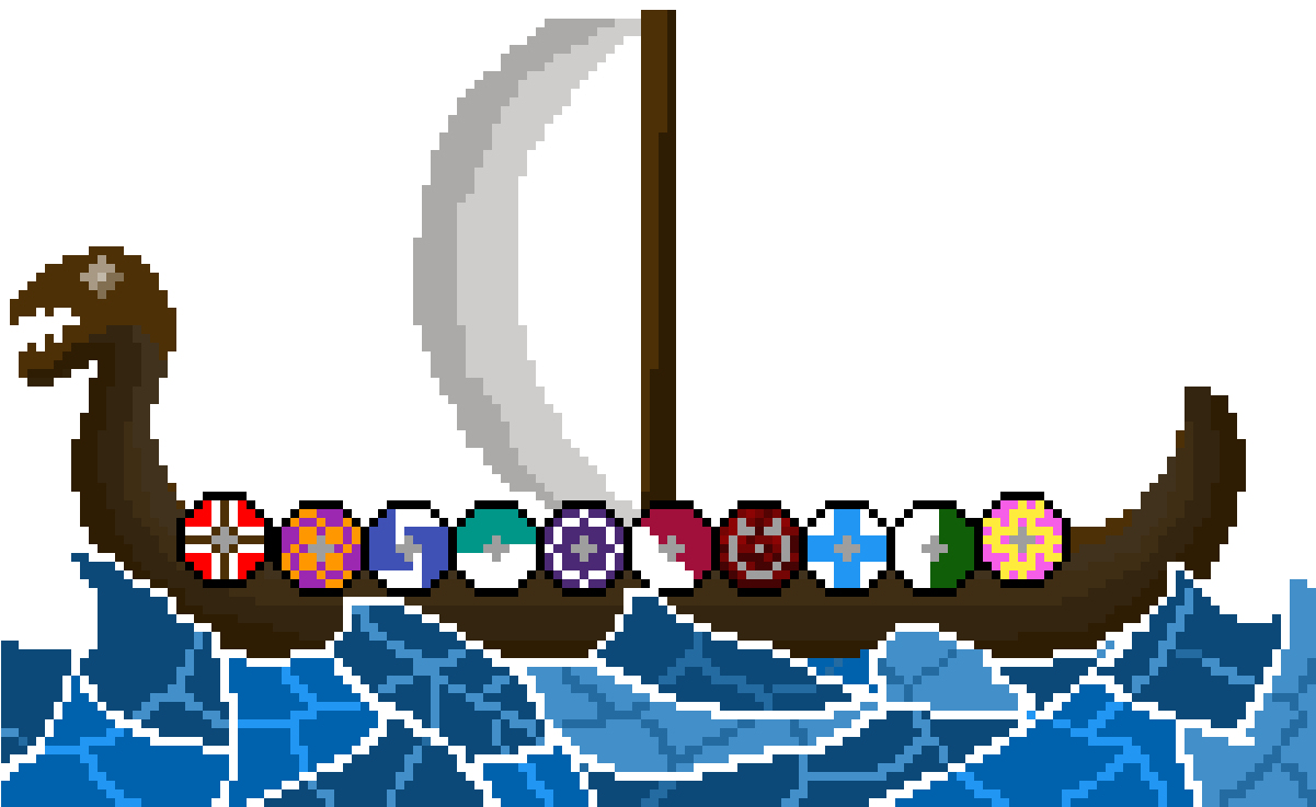 Viking Ship Clipart (1200x800), Png Download