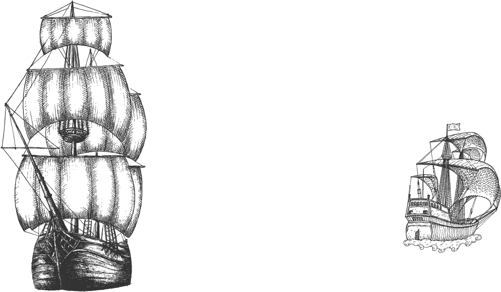 Nautical03 - Sketch Clipart (2000x1000), Png Download