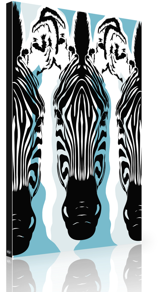 Zebras Zebras - Illustration Clipart (1000x1000), Png Download