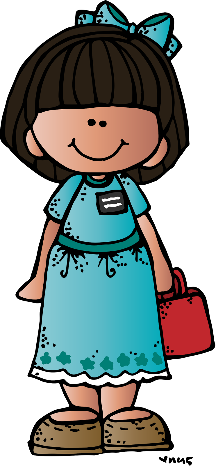 Melonheadz Lds Illustrating - Melonheadz Girl Clipart (743x1600), Png Download