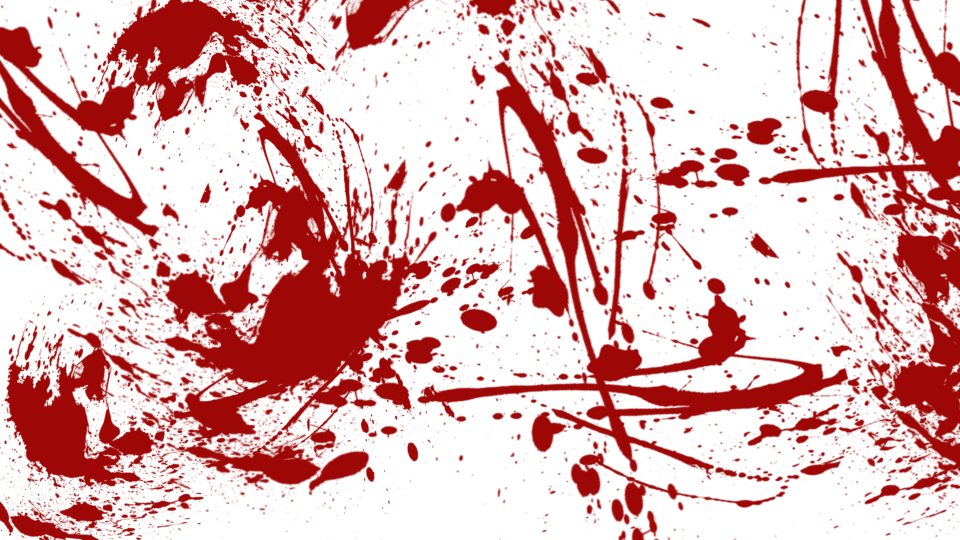 Anime Blood Splatter Png Clipart (960x540), Png Download.