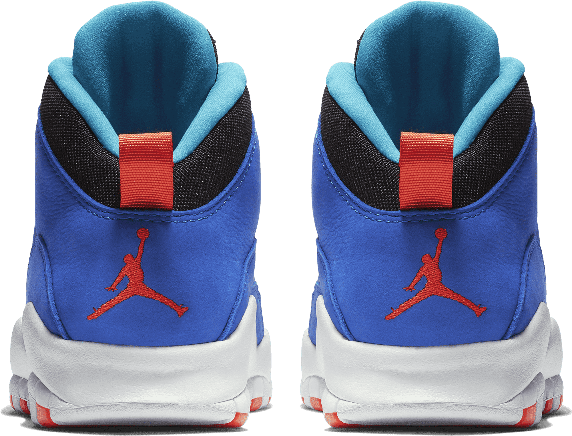 Air Jordan 10 Retro Shoe , Png Download - Jordan 10 Retro Tinker Blue Clipart (2001x1527), Png Download