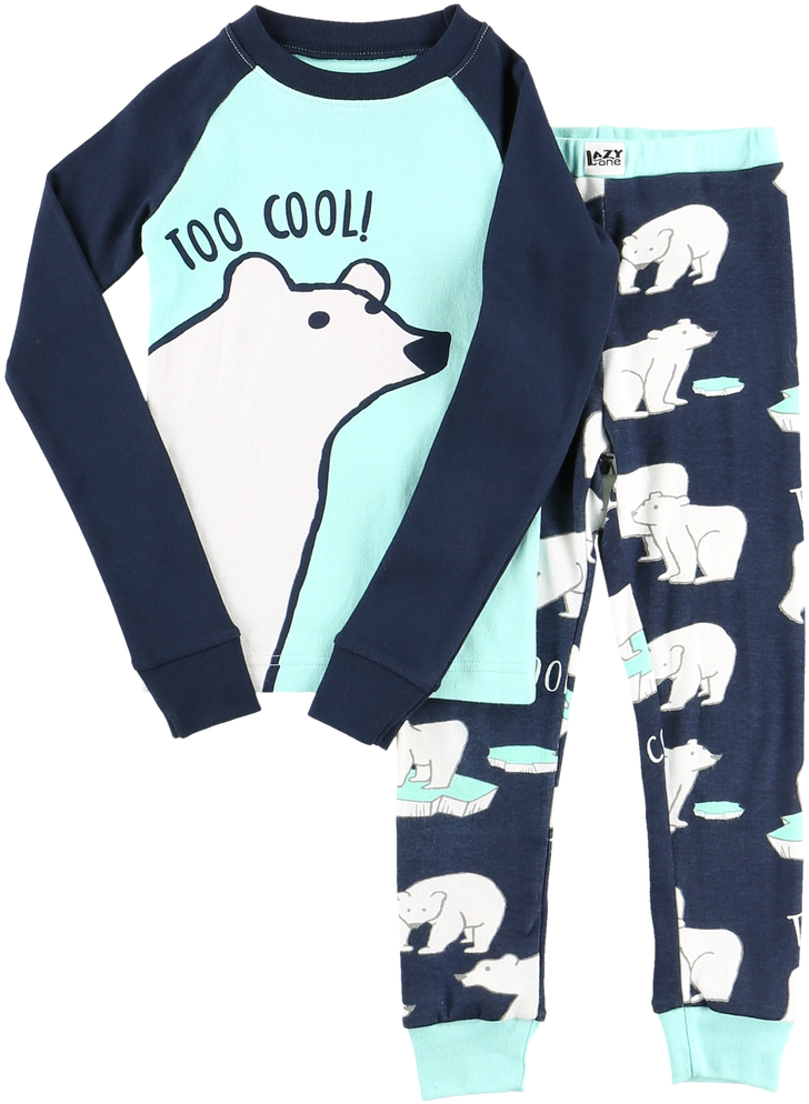 Polar Bear - Pajamas Clipart (863x1050), Png Download