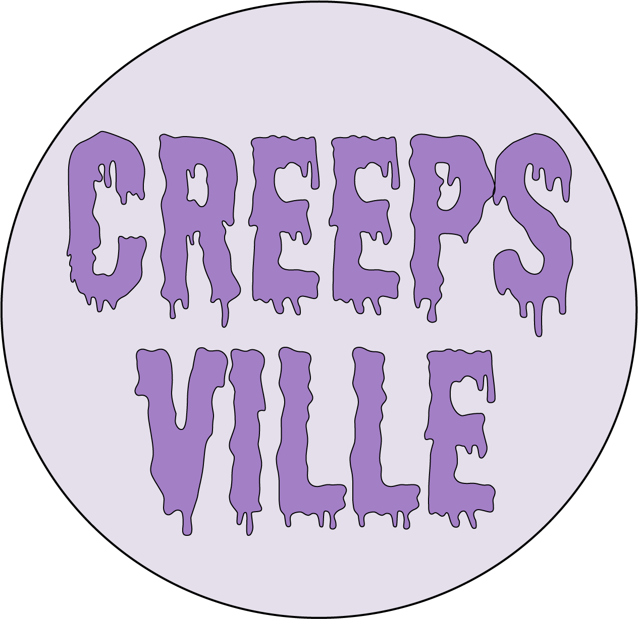 Creepsville - Circle Clipart (1400x1400), Png Download