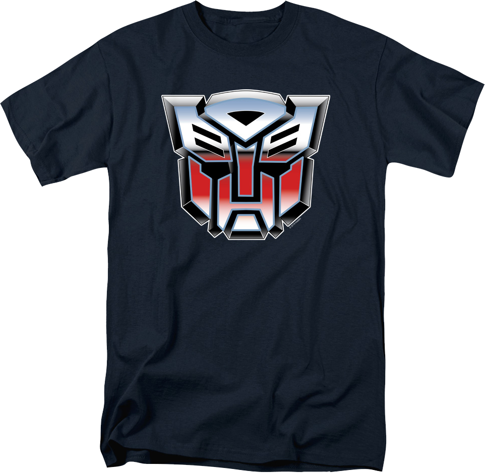 Airbrush Autobots Logo Transformers T Shirt - White Castle Las Vegas T Shirt Clipart (962x938), Png Download