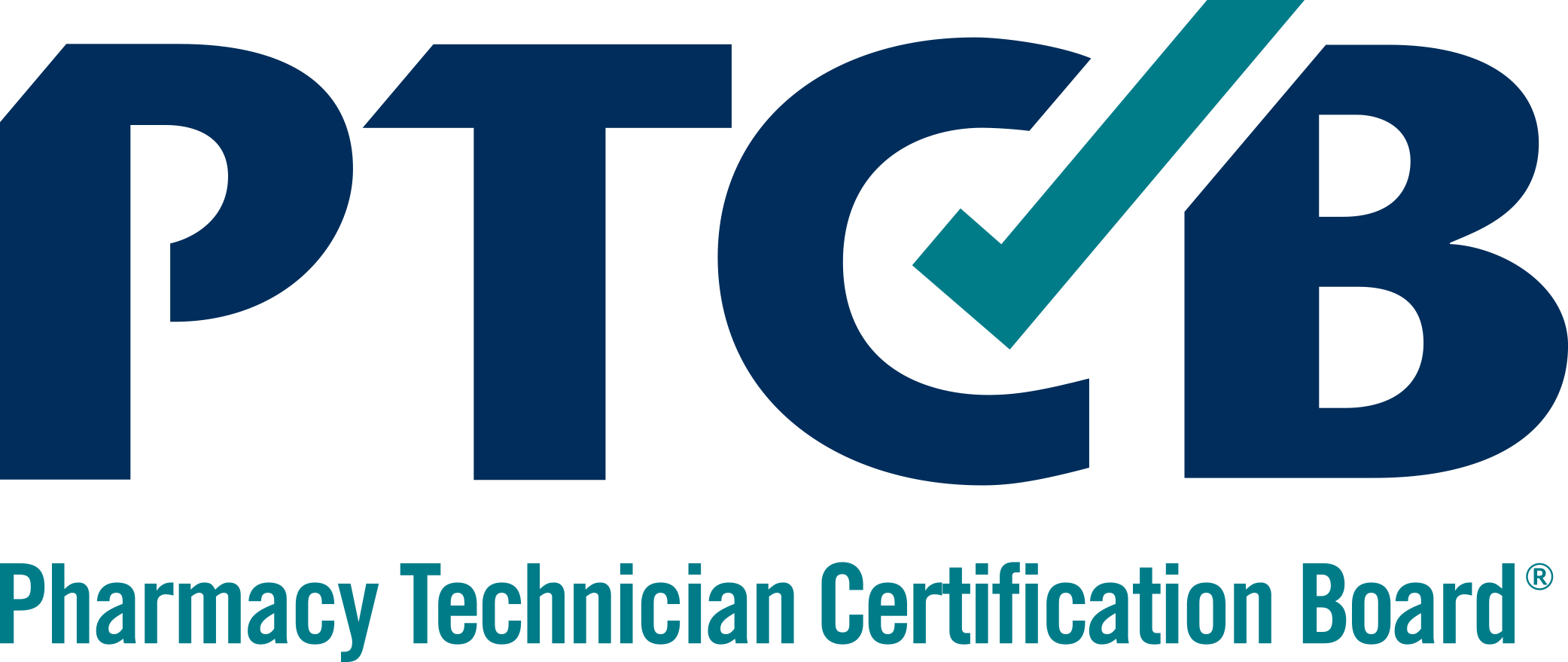 Pharmacy Technician Certification Board - Ptcb Logo Clipart (2083x879), Png Download