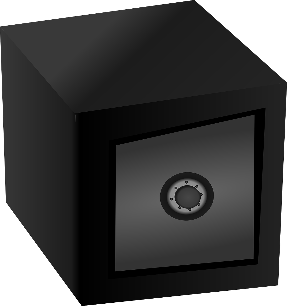 Safe,vault,security Box,safe Deposit Box,lock Box,bank - Safety Deposit Box Vector Clipart (1203x1280), Png Download