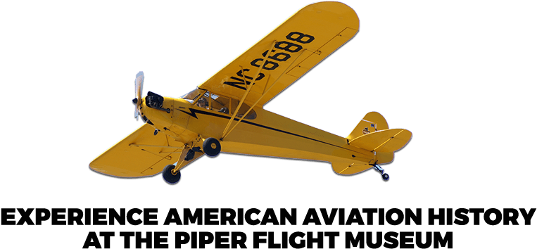 The Piper Flight Center Museum Is Located At The Salem - Transparent Png Vintage Airplane Clipart (850x400), Png Download