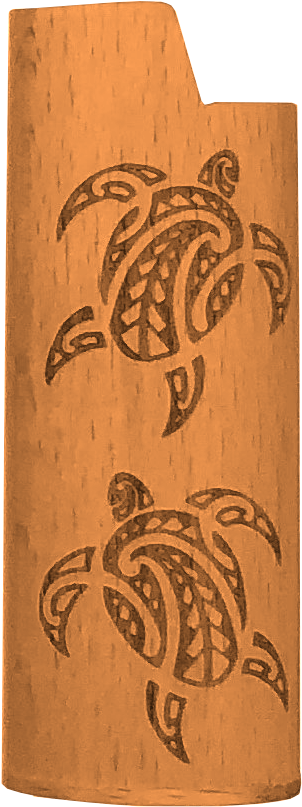 Sea Turtle Bic Lighter Case Png Sea Turtle Bic Lighter - Green Sea Turtle Clipart (363x852), Png Download