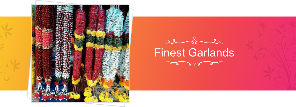 Fine Garlands To Grace Your Wonderful Weddings & Bring - Floral Design Clipart (1001x362), Png Download