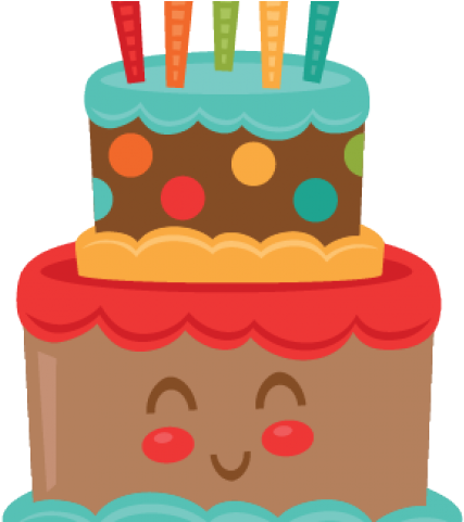 Birthday Cake Clipart Winter - Cute Birthday Cake Clipart - Png Download (640x480), Png Download