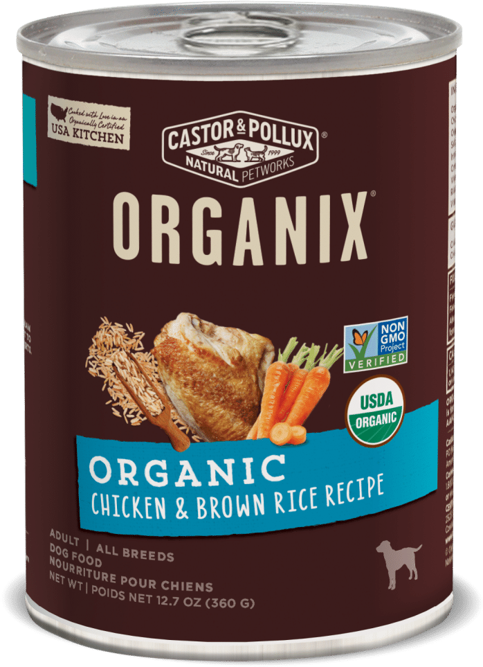 Castor And Pollux Organix Chicken And Brown Rice Formula - Castor & Pollux Organix Chicken Clipart (698x963), Png Download