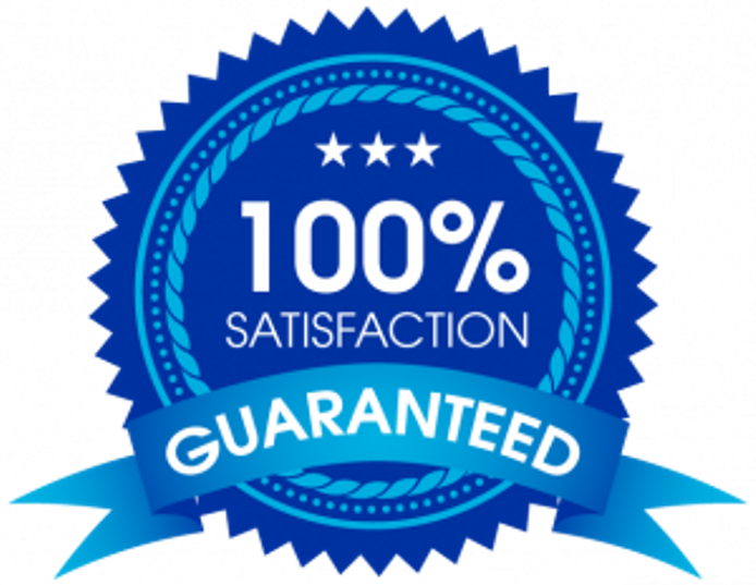 100% Original - 100 Satisfaction Guarantee Logo Png Clipart (694x537), Png Download