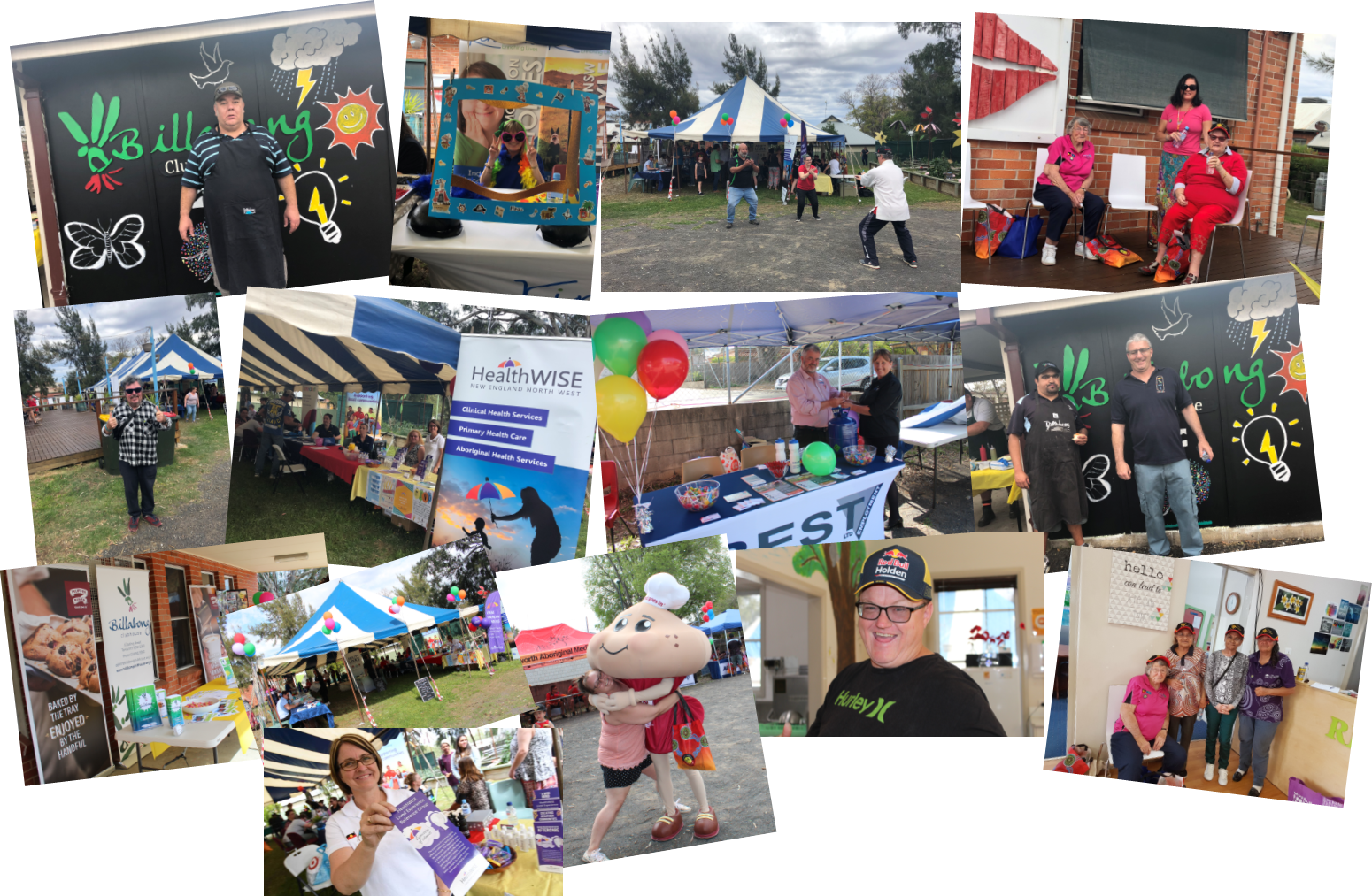 Fun Day @ Billabong - Collage Clipart (1550x1013), Png Download