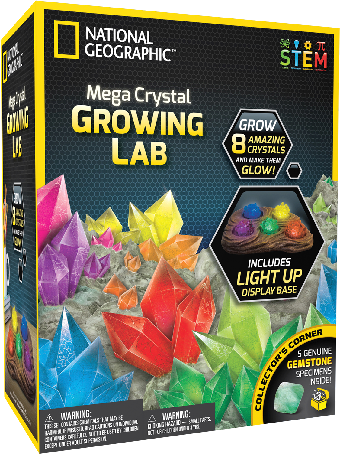 National Geographic Mega Crystal Growing Lab Brainfuel Clipart (2000x2000), Png Download