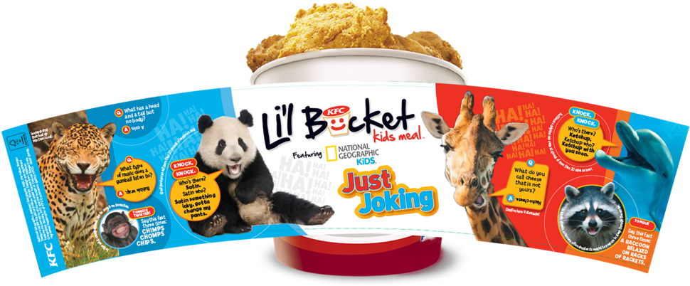 Kfc Bucket Png - National Geographic Kfc Clipart (970x402), Png Download