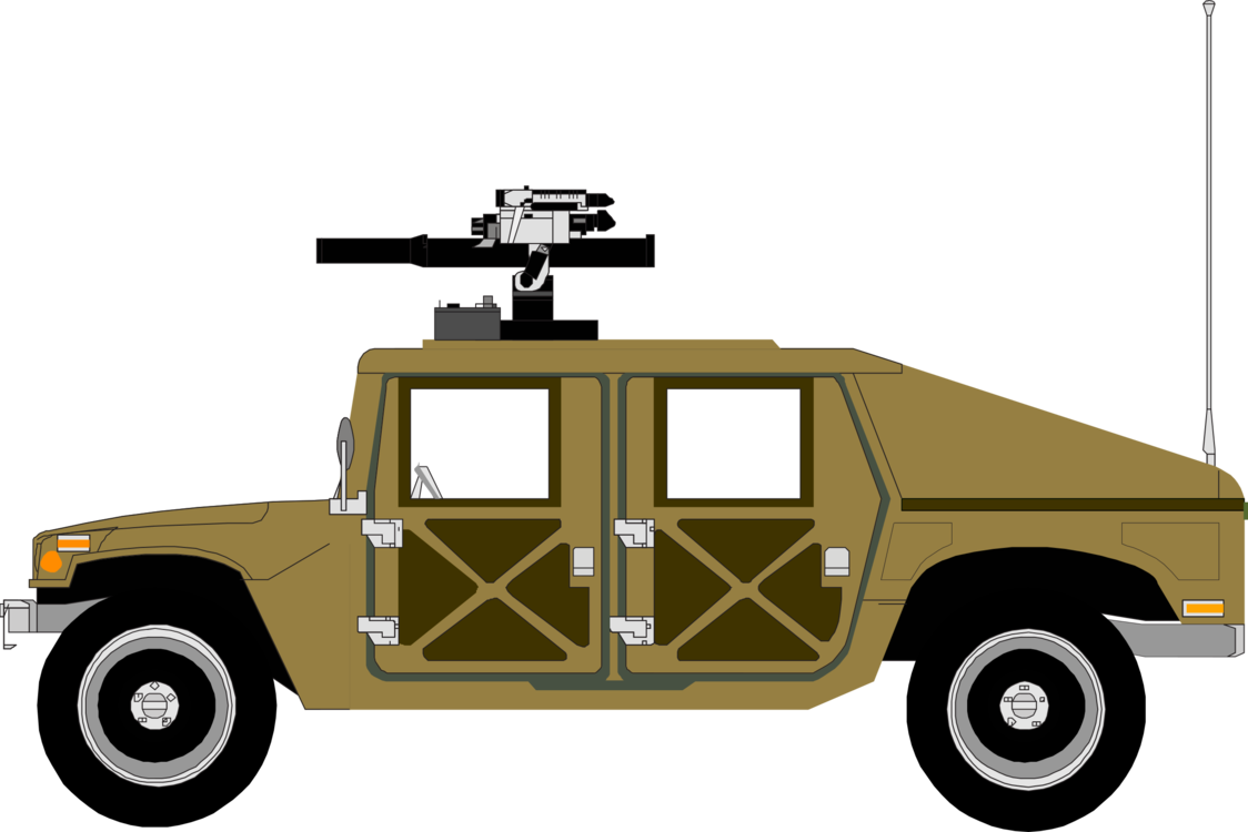 Humvee Military Vehicle Hummer Army - Military Humvee Clipart - Png Download (1124x750), Png Download