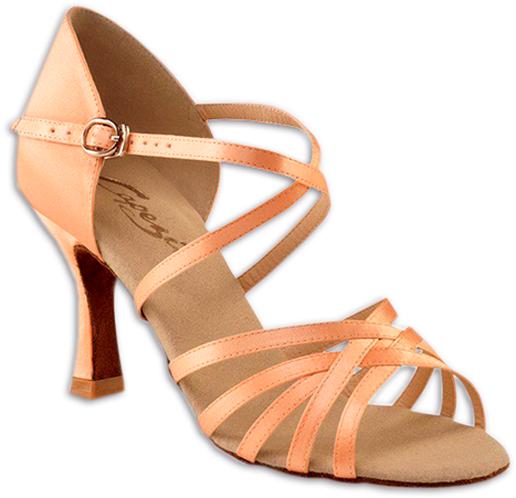 Social Dance Rosa - Capezio Tango Ballroom Shoes Clipart (535x696), Png Download