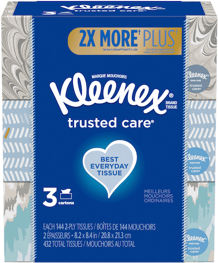 Kleenex® Trusted Care® Facial Tissue Offer - Heart Clipart (600x600), Png Download