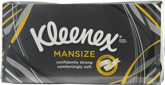 Kleenex Man-size Brand Tissues - Kleenex Mansize Tissues Clipart (600x600), Png Download