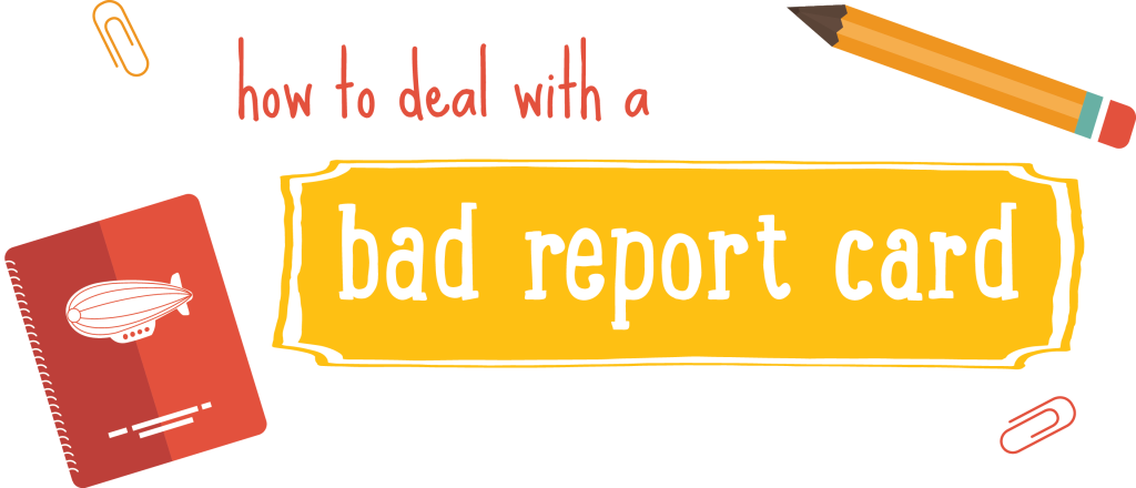 Prep For Summer Series How To Deal With A Bad Report - Deal With A Bad Report Card Clipart (1024x440), Png Download