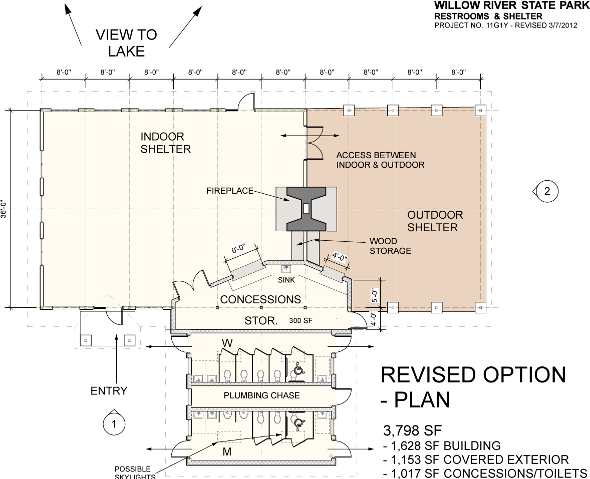 Willow River State Park Plans - Floor Plan Clipart (1200x963), Png Download