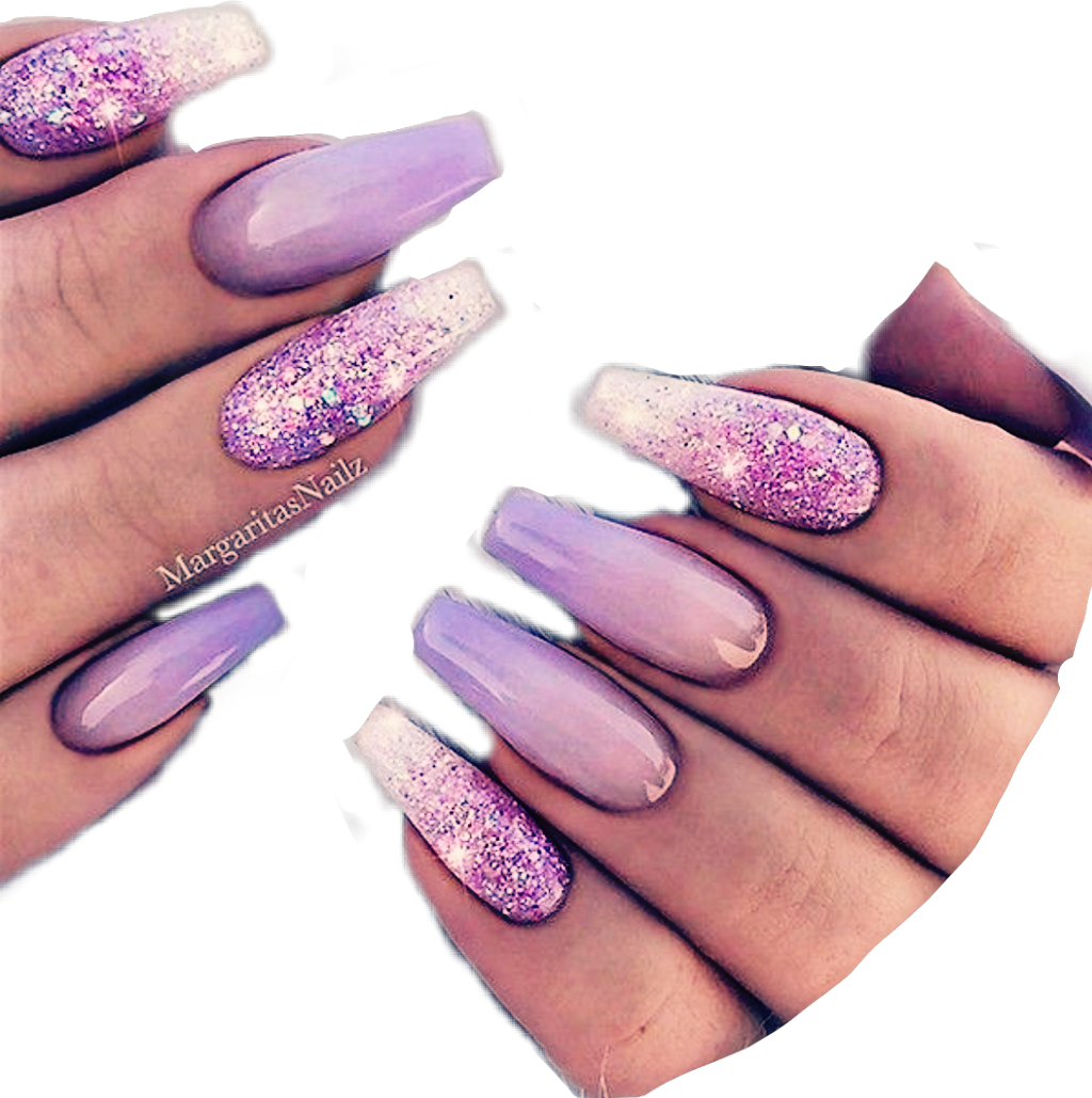 #nails #pintrest #lovethis - Coffin Nail Design Ombre Clipart (1024x1029), Png Download