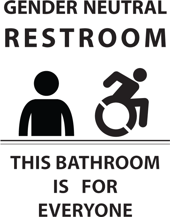 The Truth About Transgender Bathrooms - Poster Clipart (624x767), Png Download