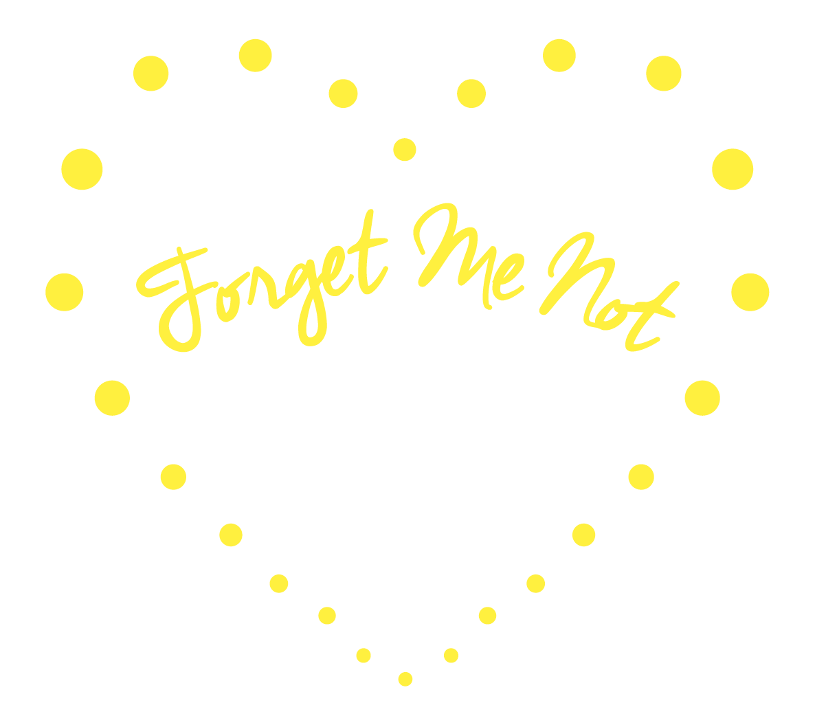 Stay & Play Holiday Dates - Forget Me Nots Memory Boxes Clipart (1186x1023), Png Download