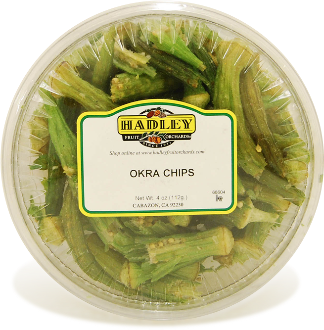 Okra Chips 4oz - Hadley Fruit Orchards Clipart (700x700), Png Download
