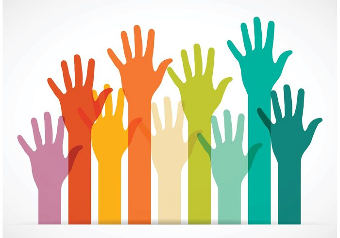 Hill Top Church - Raise Your Hand Clipart (700x490), Png Download