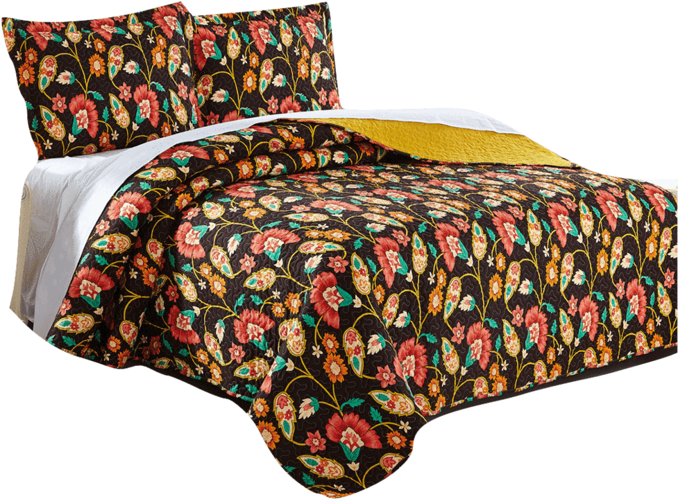 Quilt Png Bed With Bedspread Png Clipart Large Size Png Image PikPng