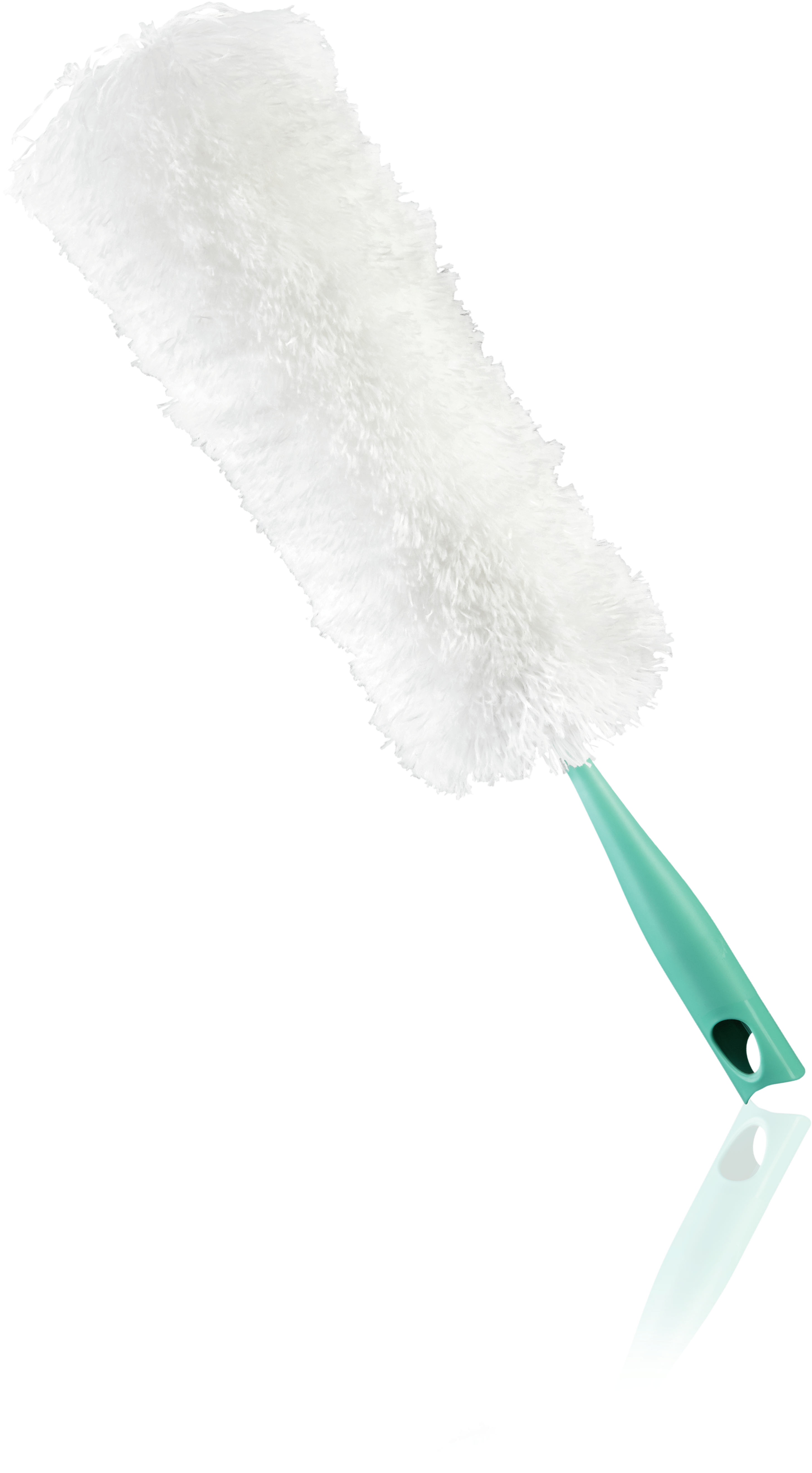 Feather Duster Xl - Leifheit Duster Xl Plastic Turquoise,white Cleaning Clipart (4961x7016), Png Download