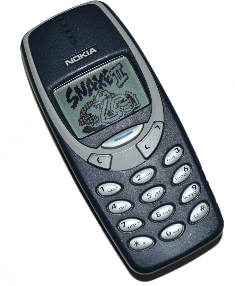 Nokia Snake - Nokia 3310 Png Transparent Clipart (900x1171), Png Download