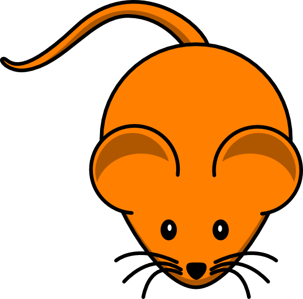 How To Set Use Orange Mouse Svg Vector - Cute Clipart Mouse - Png Download (600x592), Png Download