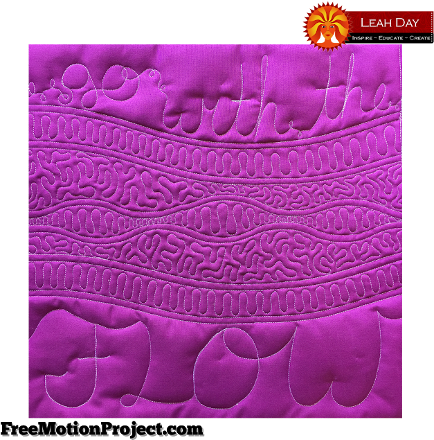 Three Easy Longarm Quilting Designs - Handbag Clipart (640x640), Png Download