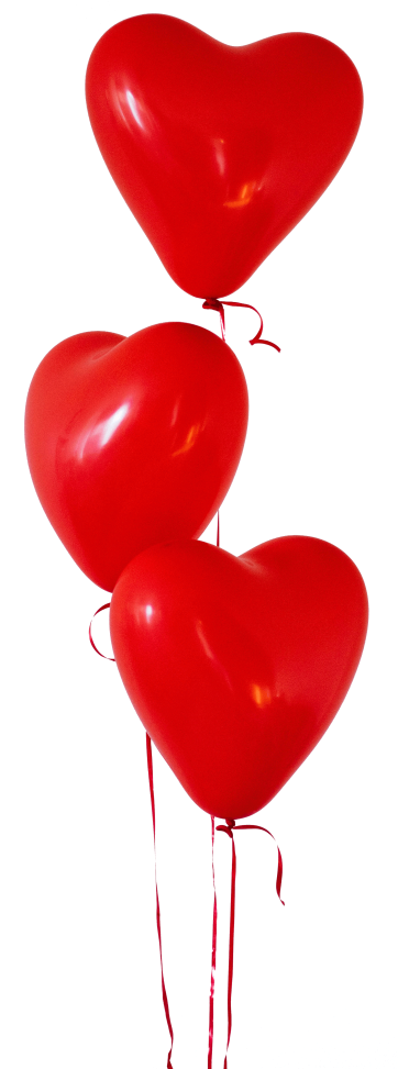 Balloons Transparent - My Heart Clipart (715x1073), Png Download