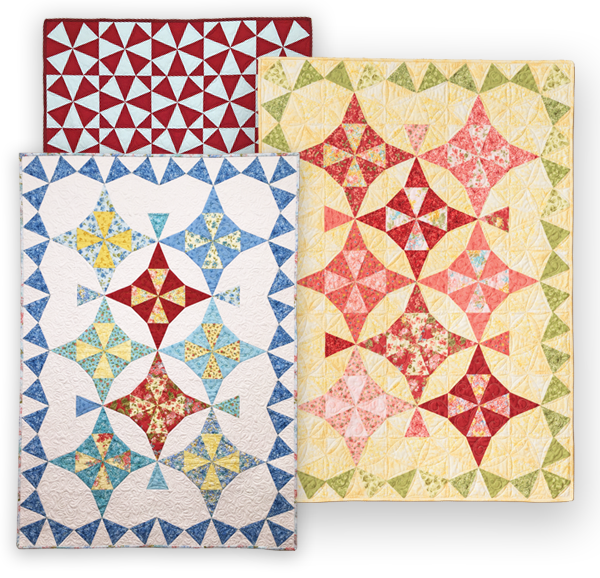 Although The Pattern Looks Intimidating, It's As Easy - Patchwork Clipart (600x578), Png Download
