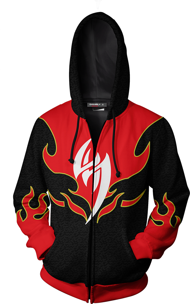 Jin Kazama Cosplay Zip Up Hoodie Jacket Fullprinted - Fortnite Hoodie Brite Bomber Clipart (1024x1024), Png Download