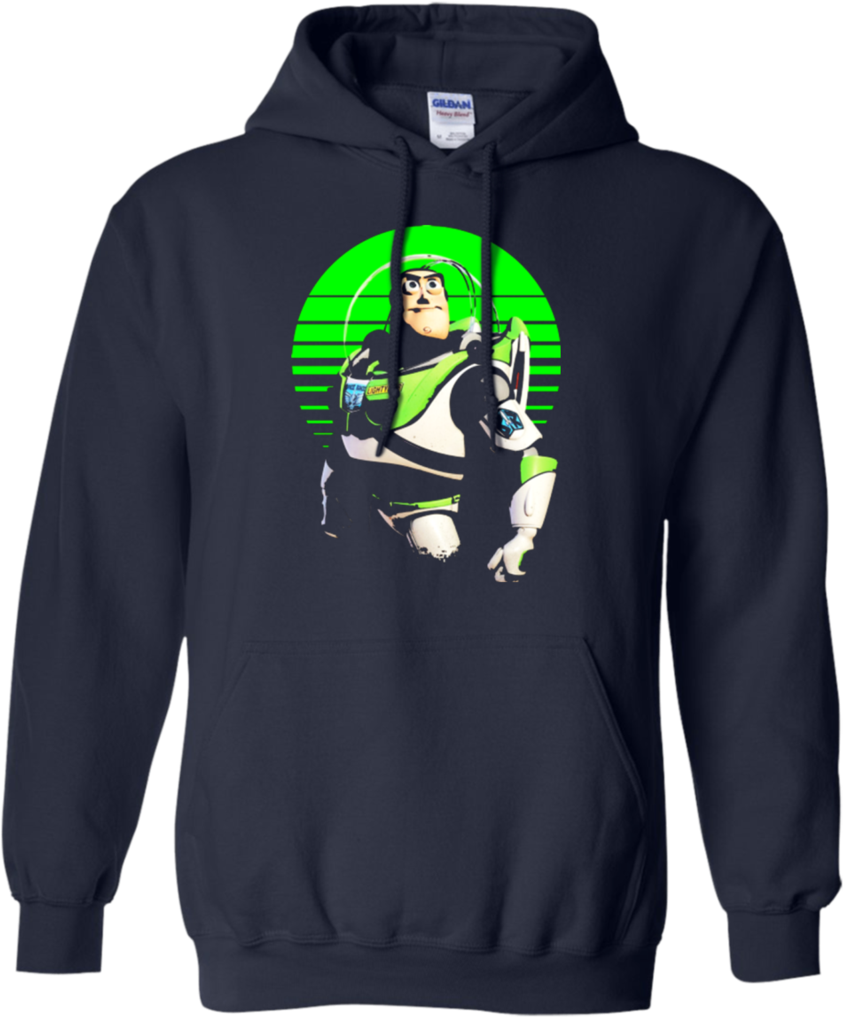 Disney Pixar Toy Story Buzz Sight On Stars - Alec Benjamin Merch Hoodie Clipart (843x1017), Png Download