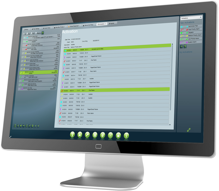 Burglar Alarm System - Patriot Alarm Monitoring Software Clipart (800x691), Png Download