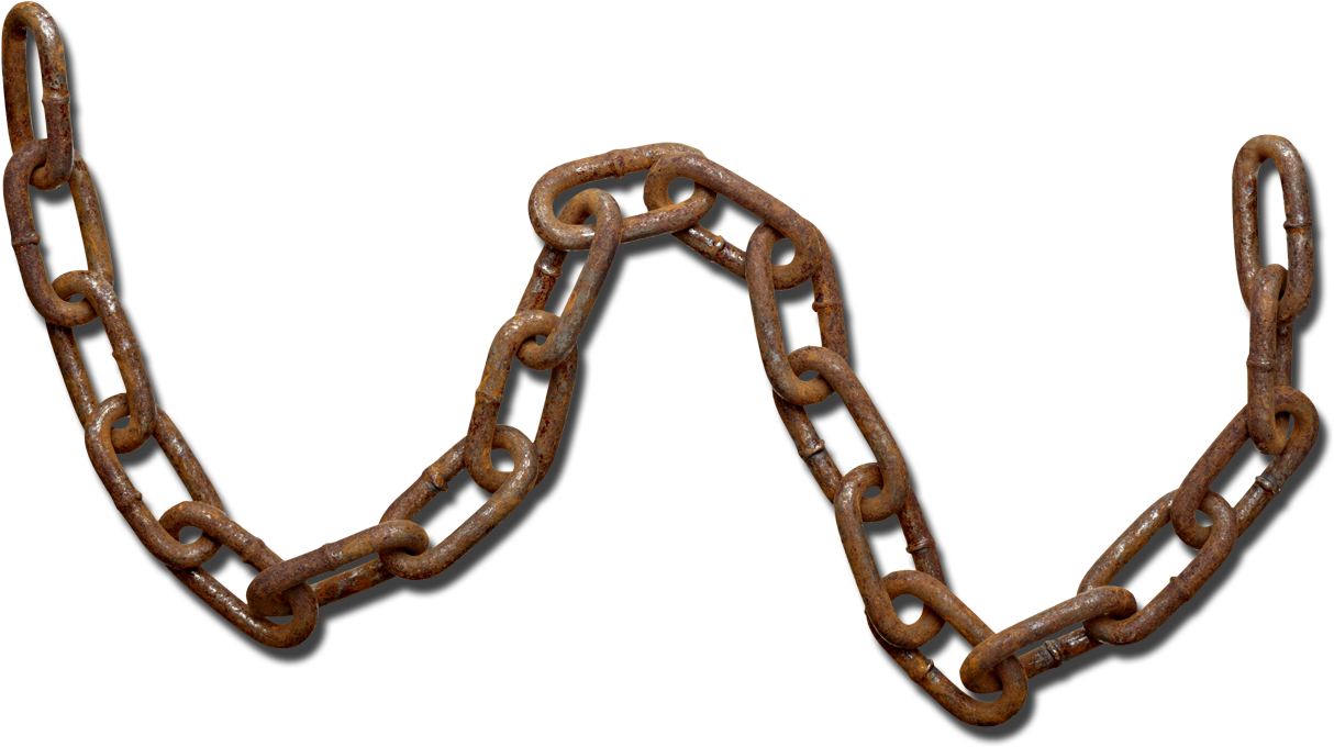 Work - Rusty Iron Chain Png Clipart (1265x714), Png Download