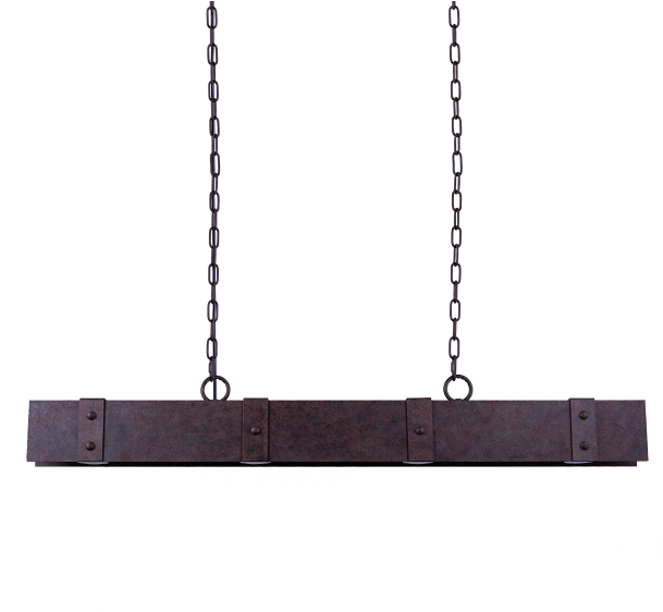 Светильник Подвесной Ledger Iron Rusty - Chain Clipart (609x562), Png Download