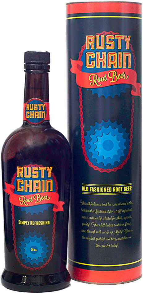 Rusty Chain Root Beer - Distilled Beverage Clipart (710x1133), Png Download