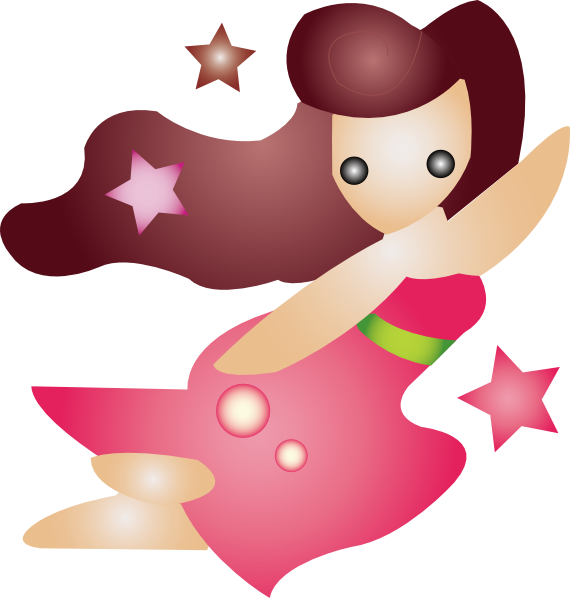Girl Png - 十 二 星座 卡通 图片 Clipart (570x598), Png Download