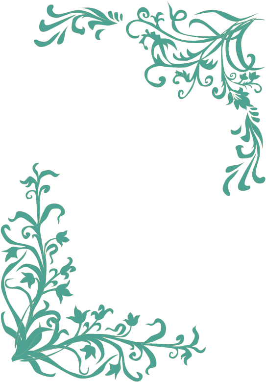 Floral Wedding Frame - Floral Frame Clipart (600x900), Png Download