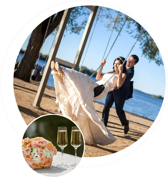 On Saturday Guests Can Enjoy Over 20 Sports And Recreation - Wedding Reception Clipart (587x639), Png Download