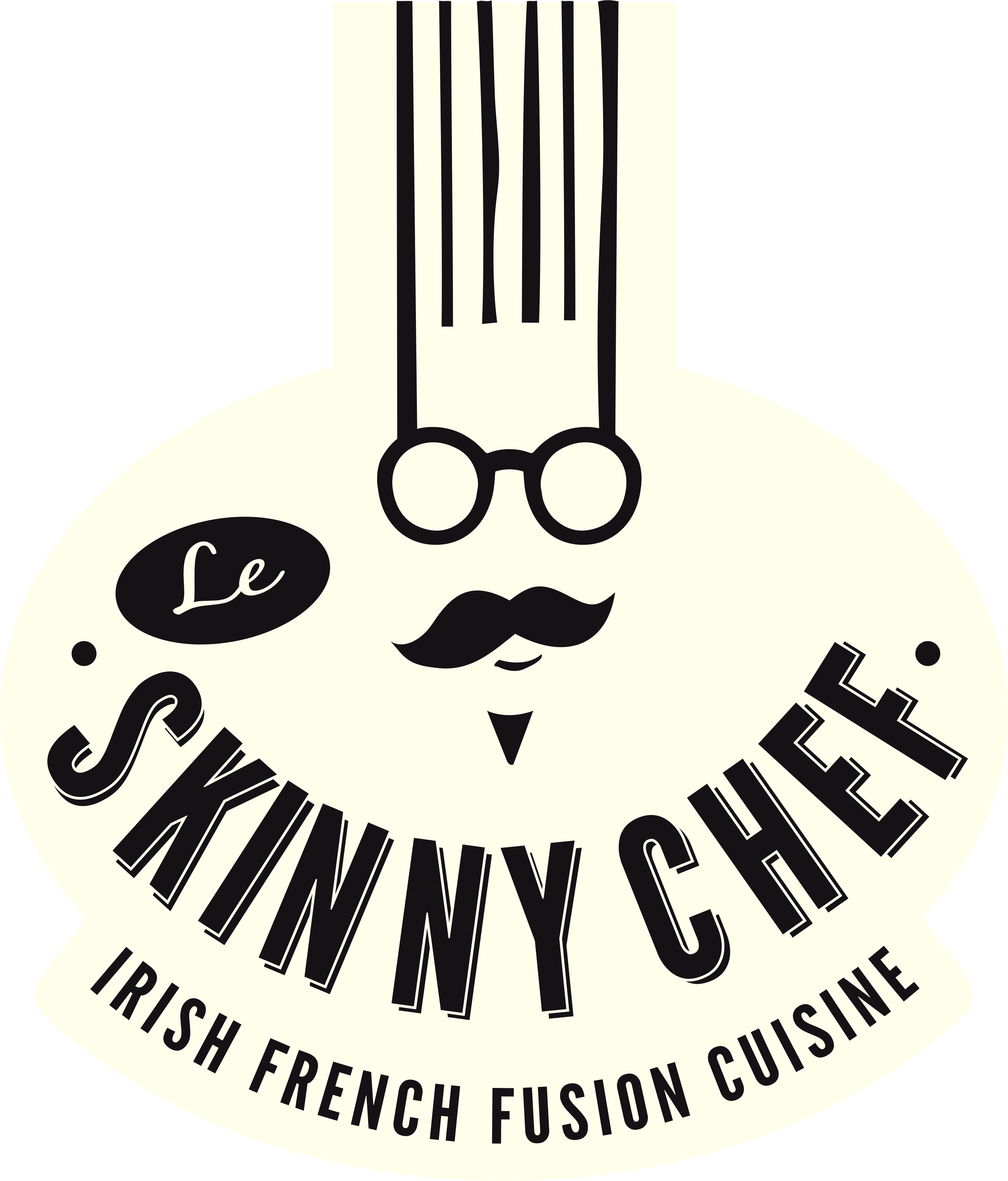 Le Skinny Chef Logo - Circle Clipart (5906x5906), Png Download